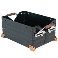tnr steel outdoor camping foldable multifunctional storage box storage box galvanized plate open shelf storage rack