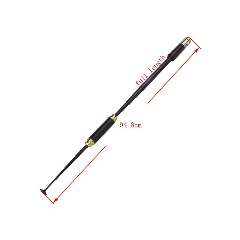 1High Gain Telescopic Antenna AL800 UHF/VHF SMA-M for Yaesu VX7R VX8R VX150 ZT2R+