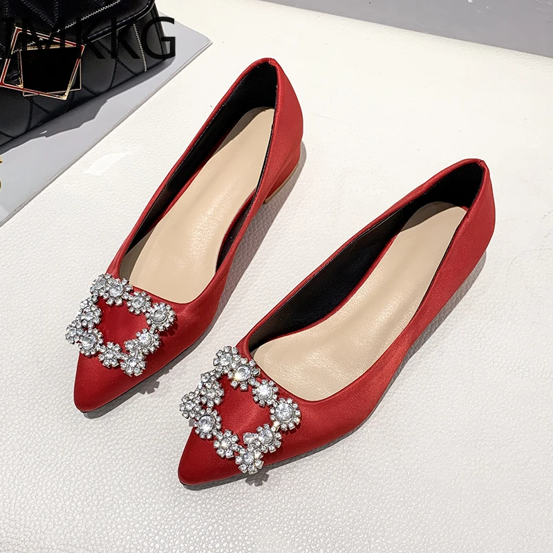 Элегантные женские туфли-лодочки 2020 шелковые туфли на квадратном каблуке черные