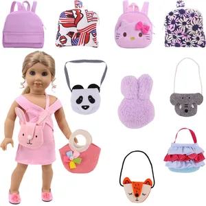 Милые животные, пошив наискось хранения подходит 18 дюймов с капюшонами в американском и 43 см для ухода за ребенком для мам, гиперреалистичный Пупс, аксессуары к платью, поколение, подарок для девочки