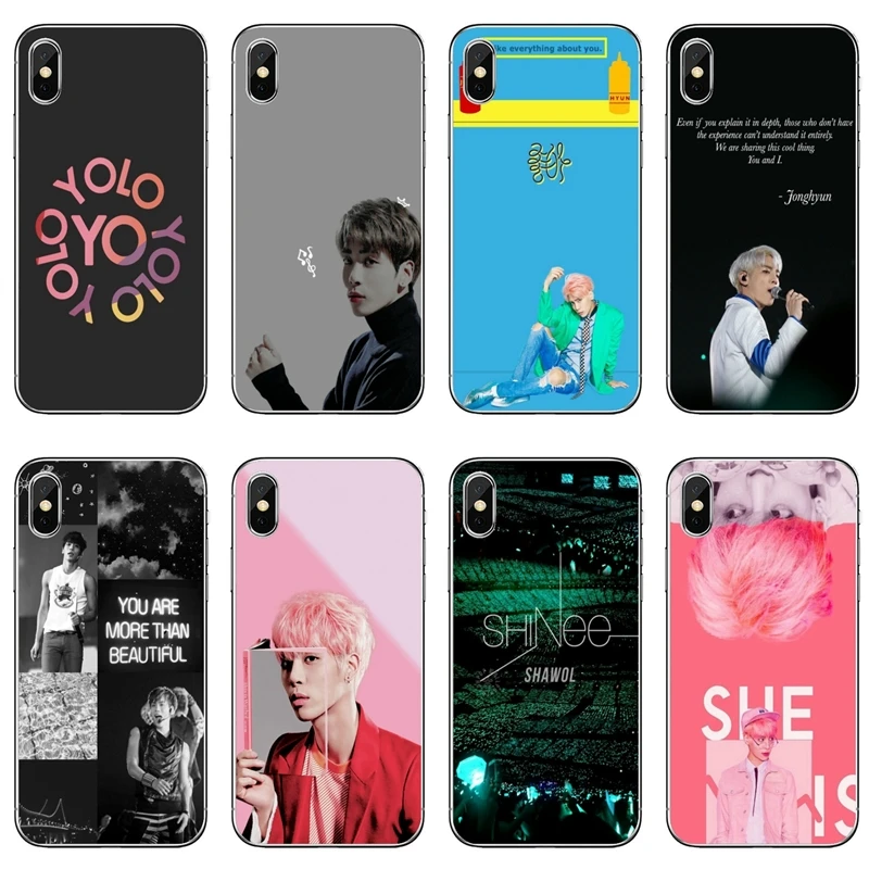 Мягкий прозрачный чехол для телефона Samsung Galaxy J7 J5 Prime Pro J3 A7 A5 A3 2018 2017 2016 2015 Kpop Shinee Jonghyun на.