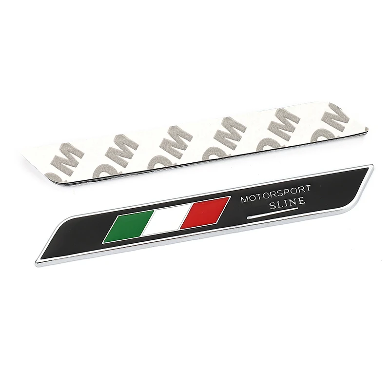 Металлический национальный флаг автомобильные наклейки Германия Франция Италия