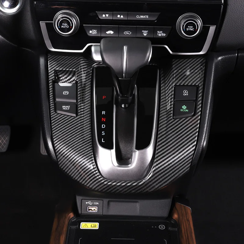 Stuffed fur gear box control operation panel decoration modification accessories for Honda crv CR-V 2017 18 2019 2020 2021 | Автомобили и