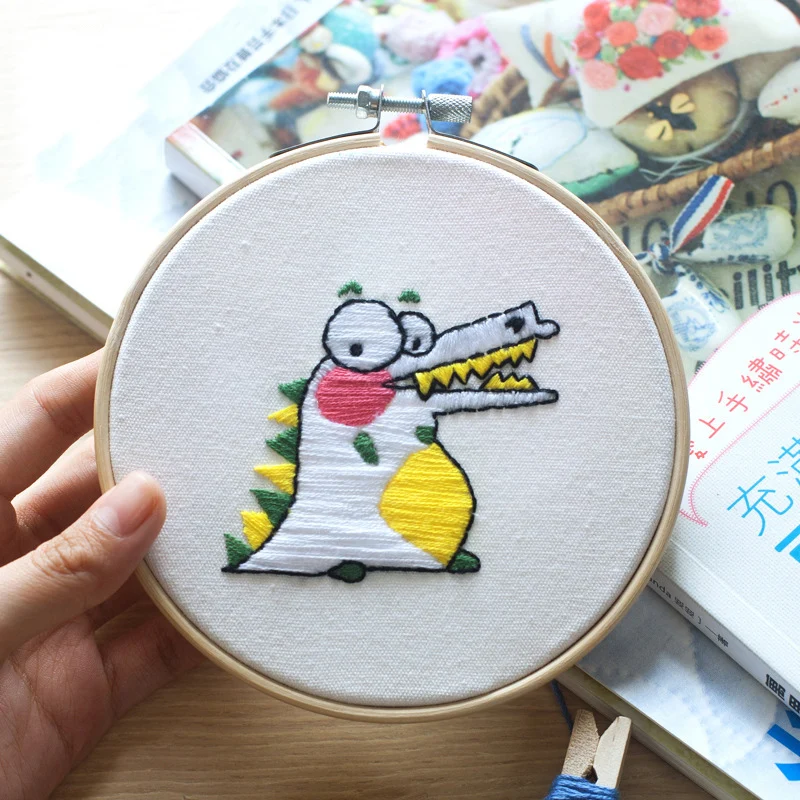 Набор для вышивания &quotсделай сам&quot с пяльцами легкая картина начинающих