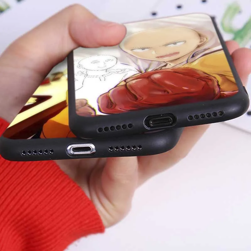 Для iPhone X XS MAX XR 7 8 6 6S plus 5s SE Прозрачный мягкий силиконовый чехол для телефона Punch