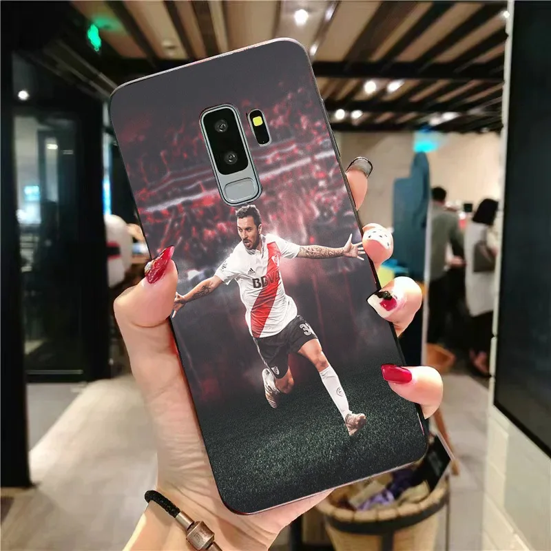 Чехол для телефона Pratto samsung Galaxy S10 S8 S9 Край DIY черный мягкий Уретановый