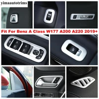 accessories for mercedes benz a class w177 a200 a220 2019 2021 armrest window lift button handle bowl ac air panel cover trim