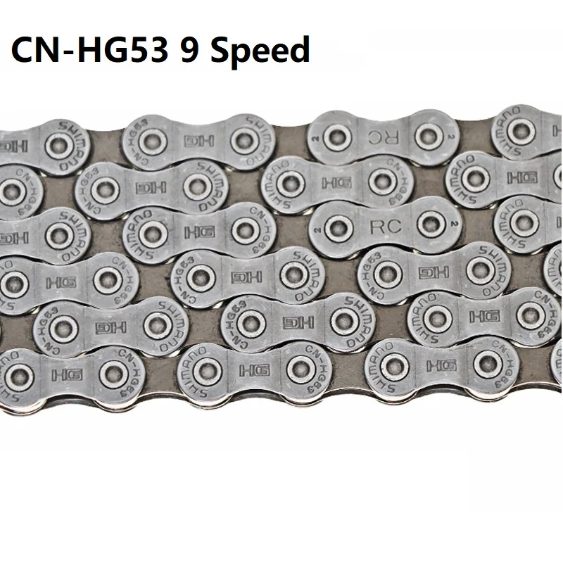 

Велосипедная цепь CN-HG53, для Shimano Alivio HG53, 9 скоростей, 9 скоростей, 112 звеньев, 112L, аксессуары для горного велосипеда