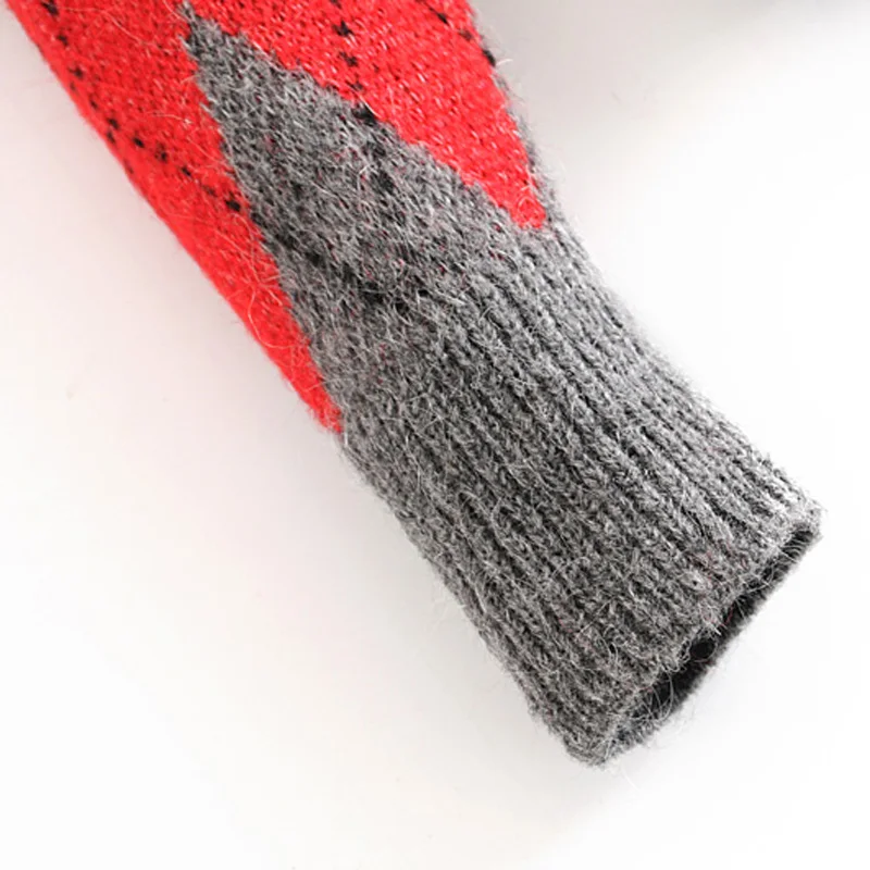 ZOEPO ниспадающие свитеры с рюшами женская мода водолазка Аргайл свитер женские