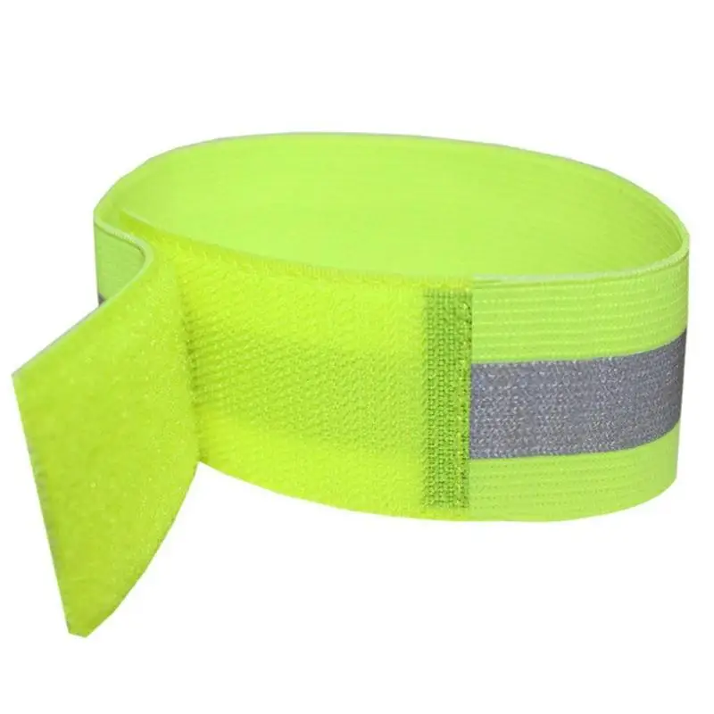 Running Cycling Reflective Strips Warning Bike Safety Bicycle Bind Pants Hand Leg Strap Tape | Спорт и развлечения