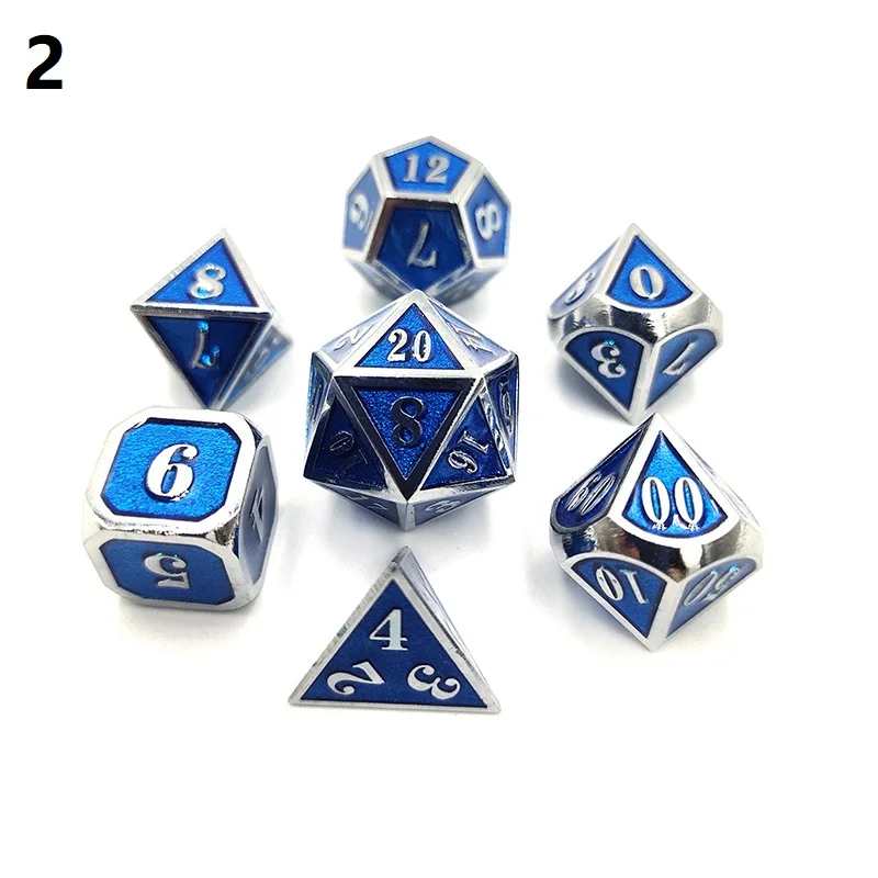 Новое поступление 7 шт./компл. игральные кости DND набор dados rpg dobbelstenen rol