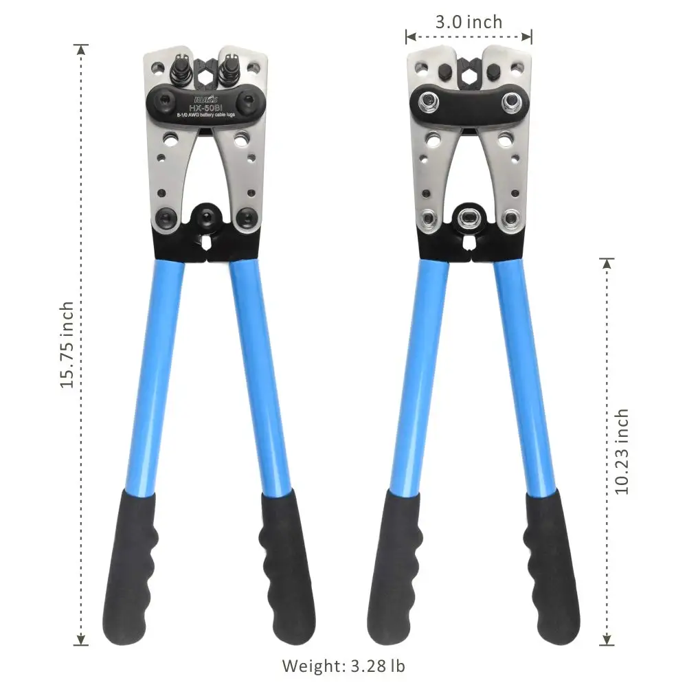 IWISS HX-50BI кабельный наконечник обжимной инструмент для тяжелых условий