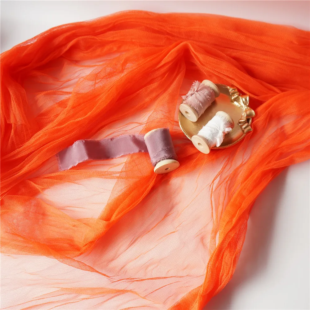 3mts/ПК фон для фотосъемки складчатый ткань марлевая косынка-платок одежда свадьбы