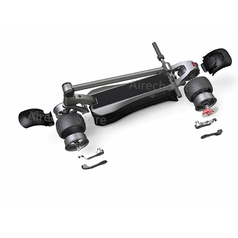 Новейший Mercane WideWheel Kickscooter умный электрический скутер складной широкий колеса 48 в 500 Вт 45 км/ч двойной мотор скейт Ховерборд