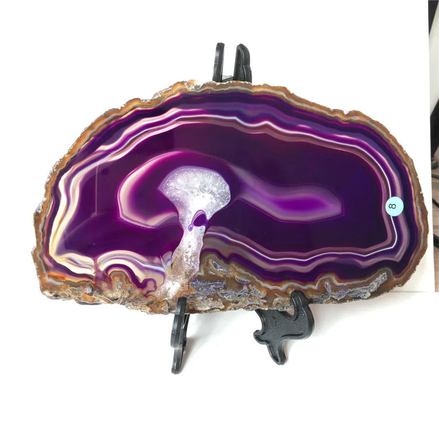 Натуральный кристаллический Агат плита, жеодовый кластер, хрустальный камень с минеральной энергией, лечебный подарок для украшения дома