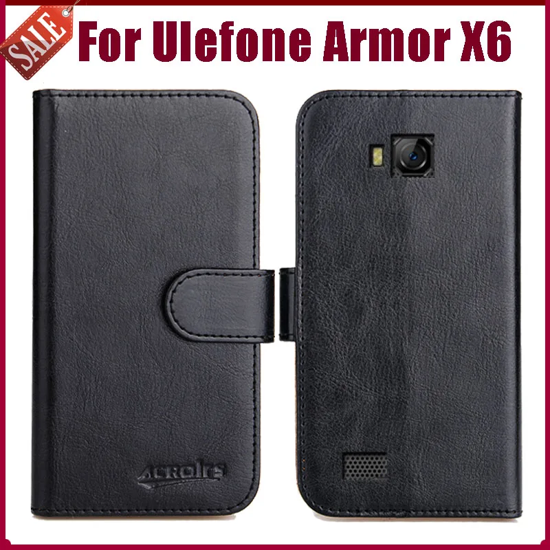 Лидер продаж! Чехол книжка Ulefone Armor X6 5 дюймов 6 цветов|Бамперы| |
