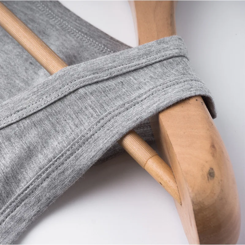 Мужская Летняя тонкая майка без рукавов из модала и хлопка для бодибилдинга