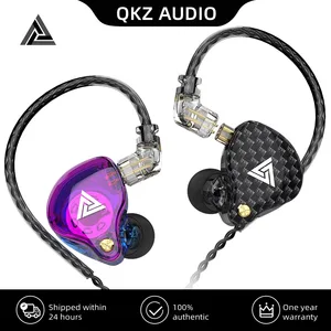 Наушники-вкладыши QKZ VK4 ZST Pro со съемным кабелем и шумоизоляцией