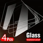 4 шт. защитное закаленное стекло для Iphone 12 защита для экрана для Iphone 13 12 Mini 11 Pro Max 11pro 12pro 13pro защитная пленка