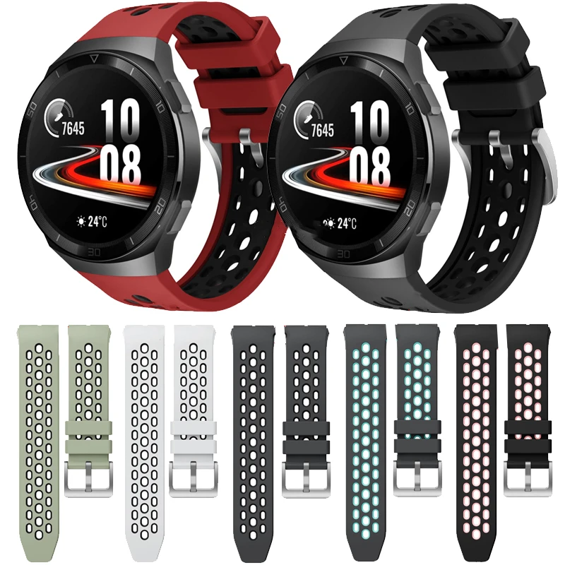 

Ремешок силиконовый для смарт-часов Huawei Watch GT 2e, спортивный сменный Браслет для смарт-часов GT2e, 22 мм браслет для часов GT 2E