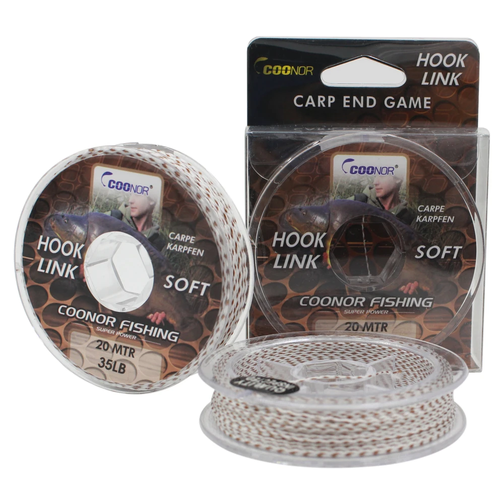 Lixada 20 м леска мононити Тонкая плавное литье крючок для ловли карпа пресной и