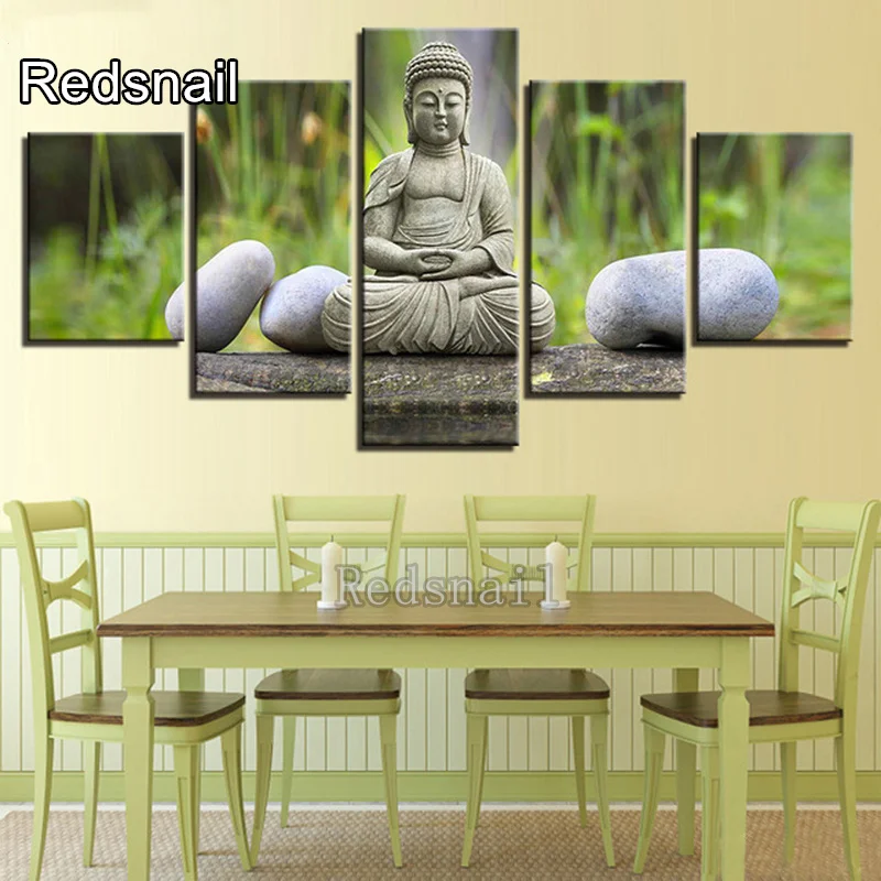 

5 шт. 5D DIY Алмазная картина Будда полная квадратная круглая Алмазная вышивка продажа для прикроватной тумбочки фон для спальни Декор TT2802