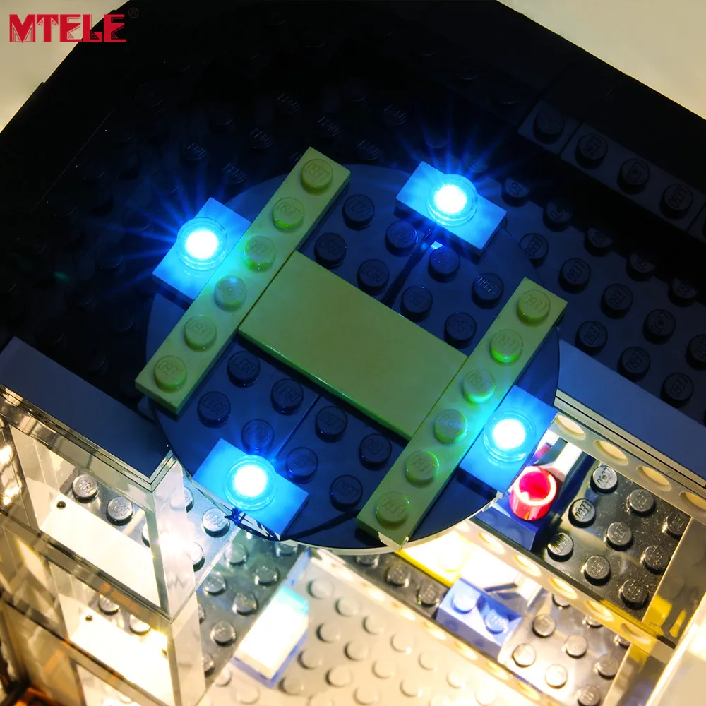 

MTELE Brand LED Light Up Kit For 60141 City Series Police Station Lighting Set Only
