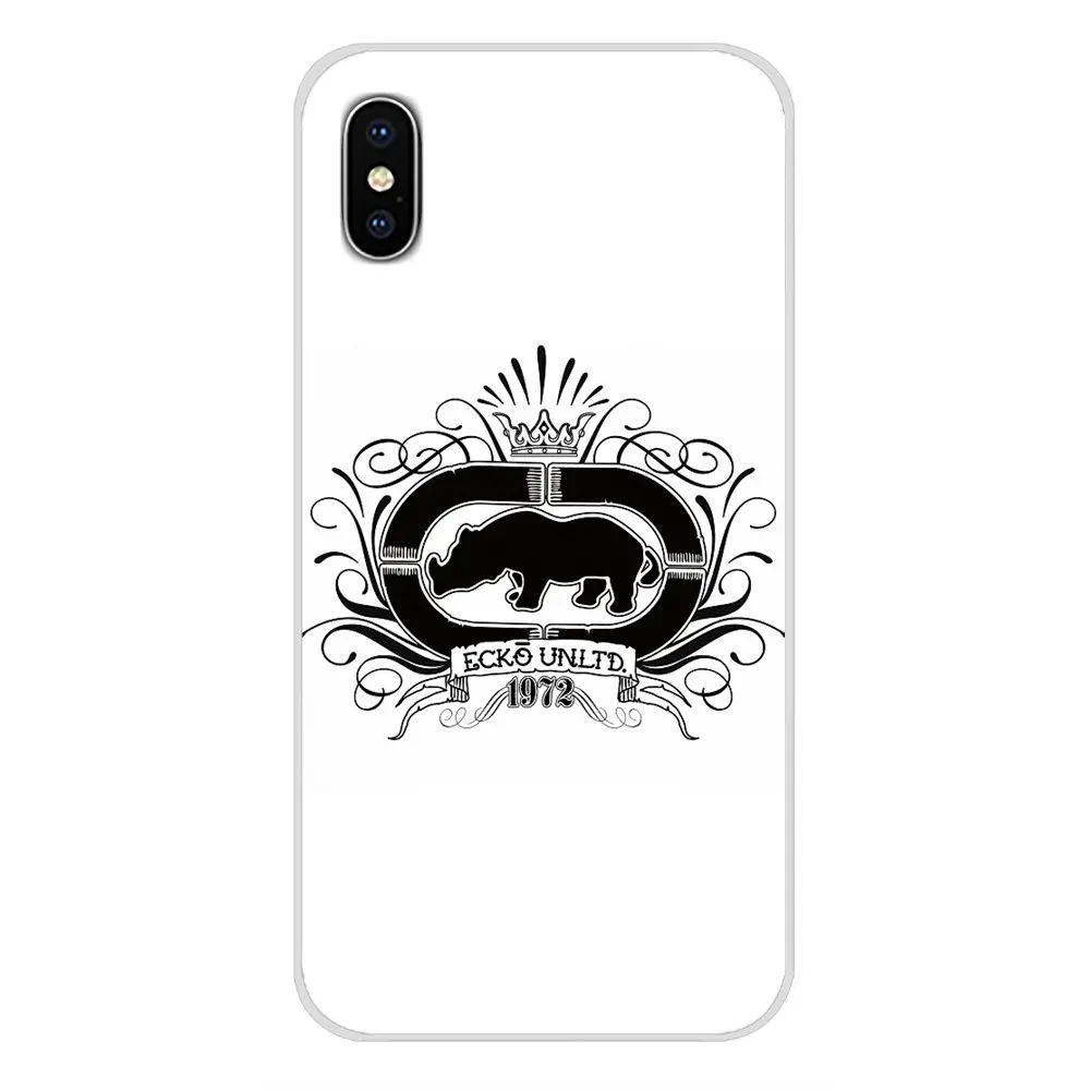 For Apple iPhone X XR XS MAX 4 4S 5 5S 5C SE 6 6S 7 8 Plus ipod touch Soft Shell Cases Ecko Logo Fashion Clothing Brand | Мобильные