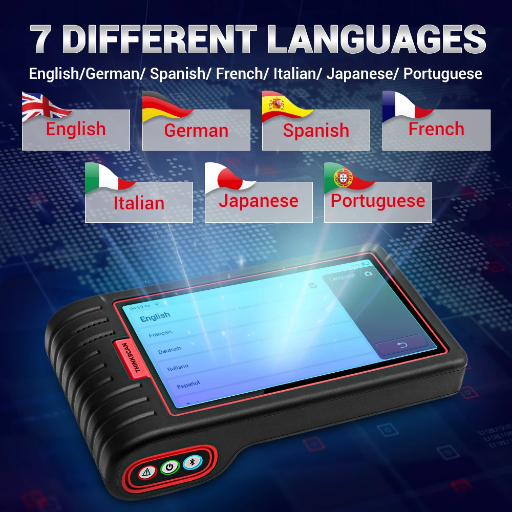 Автосканер Thinkcar Thinkscan Max OBD2 диагностический инструмент для автомобиля считыватель кодов Ecu с функцией