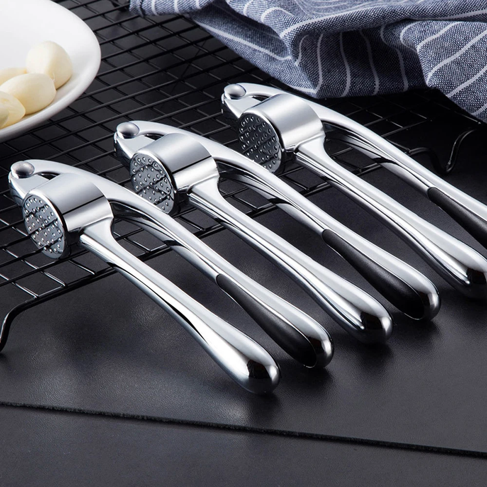 

Garlic chopper garlic press zinc alloy garlic masher silicone garlic peeler stainless steel manual garlic press garlic peeler