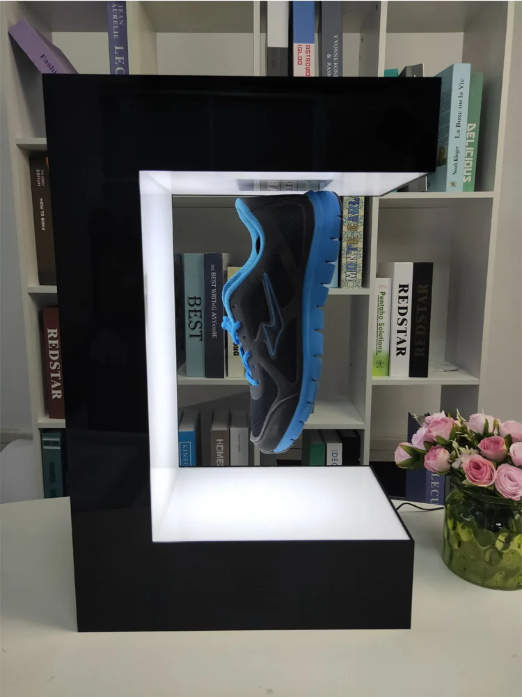 Плавающая магнитная левитация флакон для обуви держатель образцов магазина