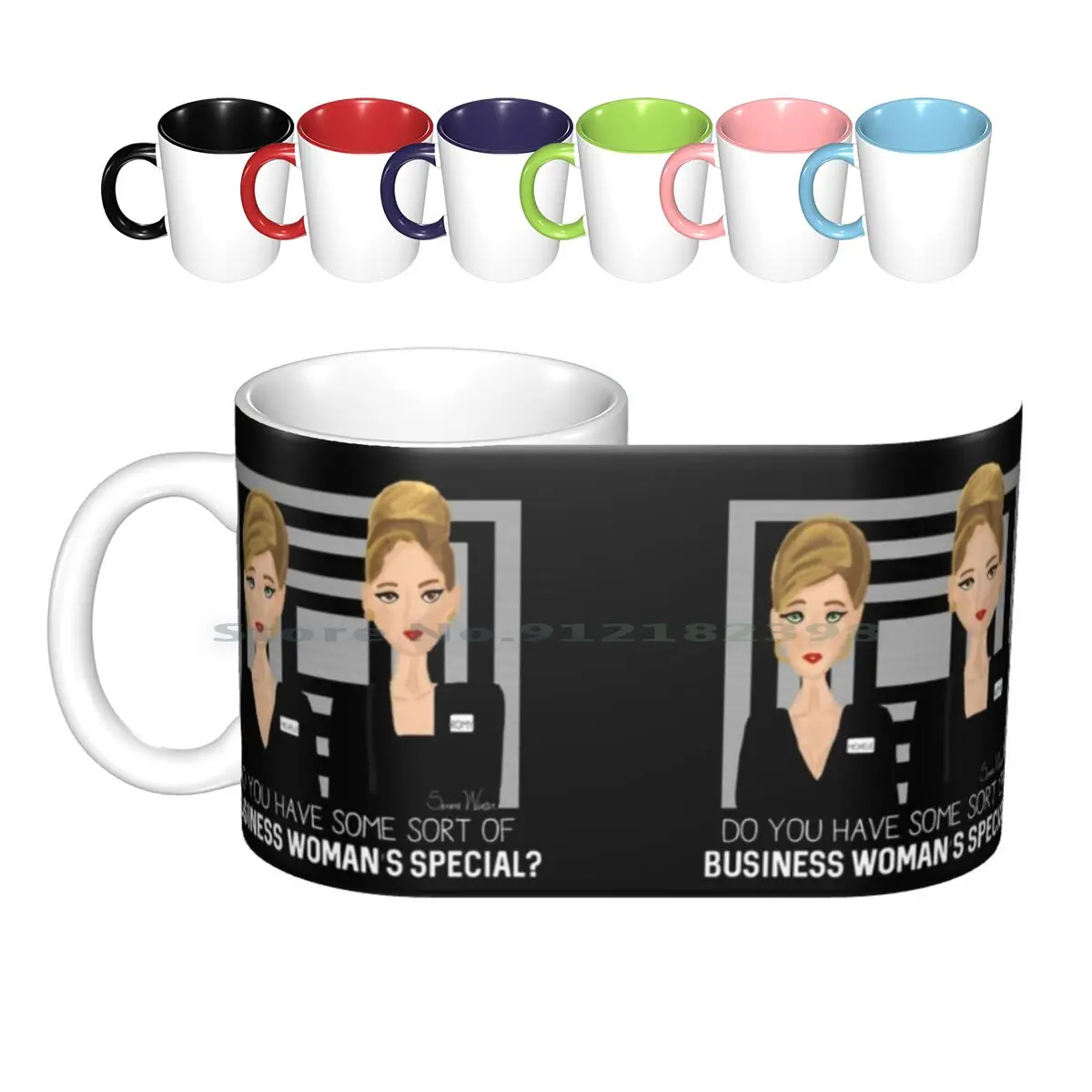 

Деловые женские керамические кружки Romy &-Business, кофейные чашки, кружка для молока, чая, фильмов, комедии, смешные ромы и встречи старшей школы, ...