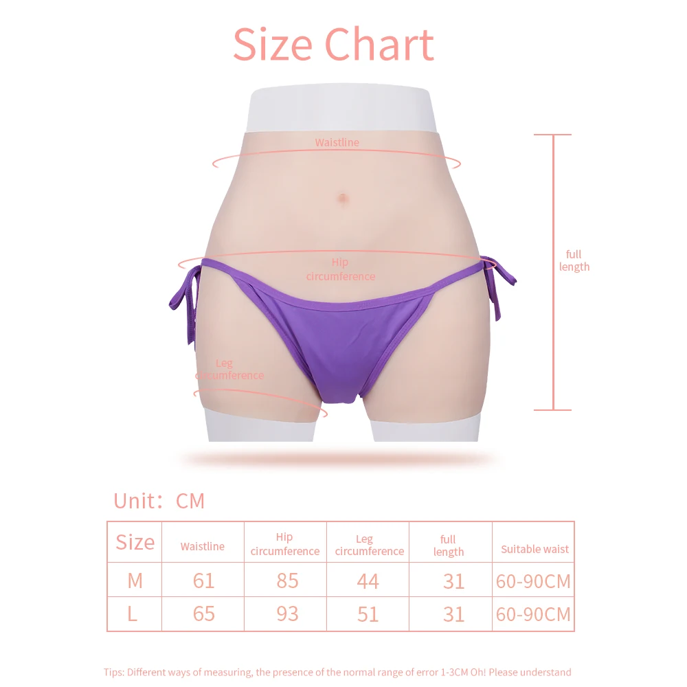 Реалистичное Силиконовое нижнее белье CYOMI для трансвестита увеличитель бедер