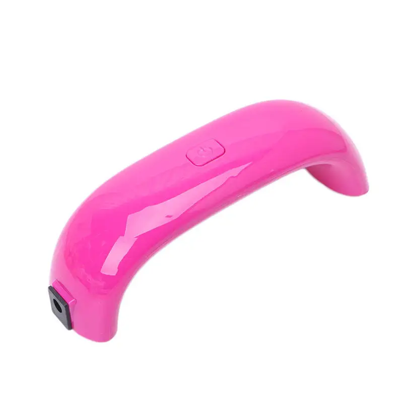 hot pink 9 Вт Мини светодиодный УФ лампа для отверждения ногтей сушилка лампа - Цвет: hot pink