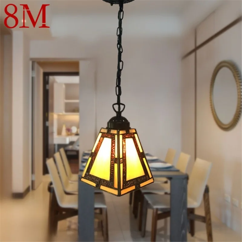 

8M Retro Pendant Light Modern LED Creative Lamp Fixtures Decorative For Home Living Dining Room