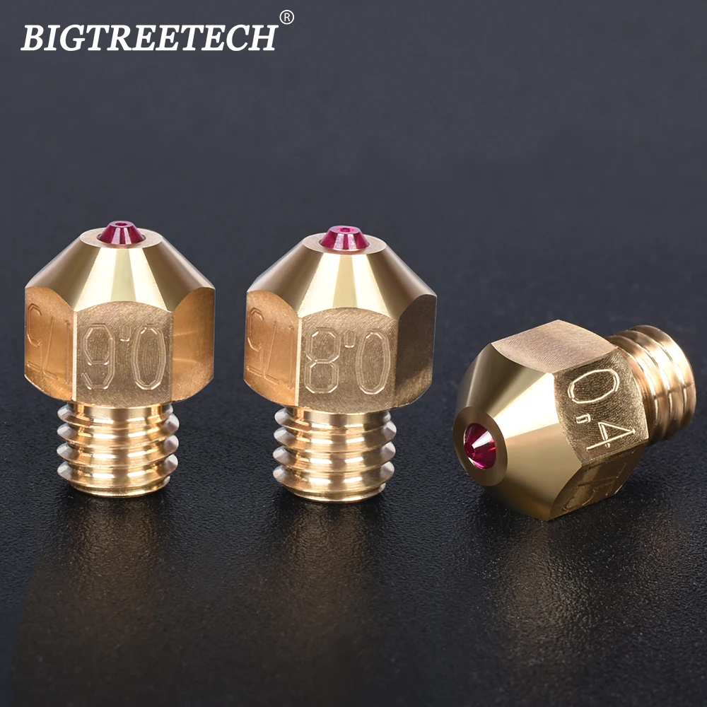 Высокое количество Mk8 красный распылитель высокой температуры 1 75 мм латунная