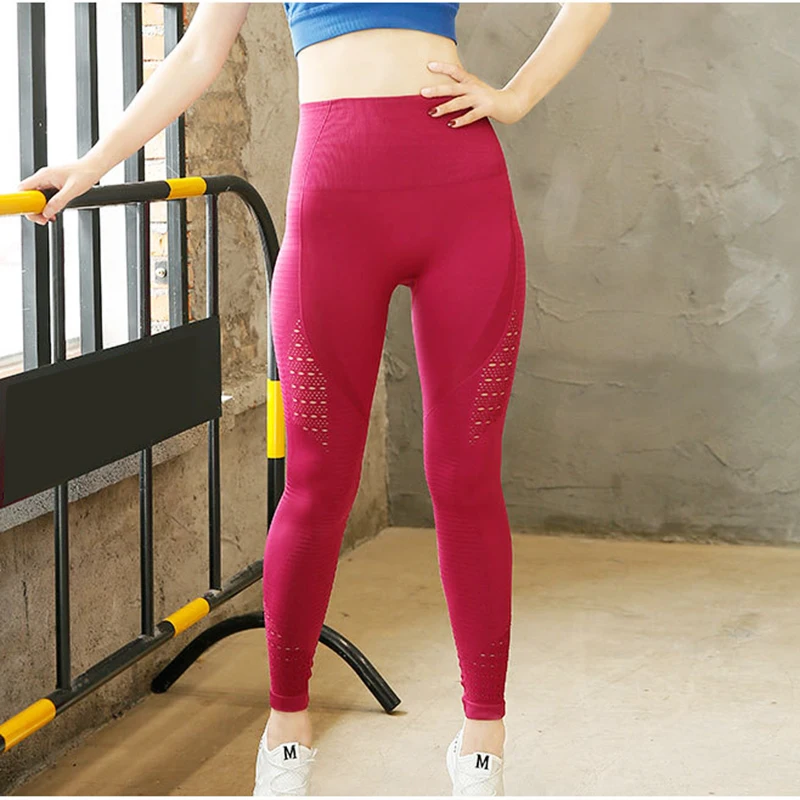 Женские спортивные Леггинсы бесшовные леггинсы для фитнеса занятий йогой