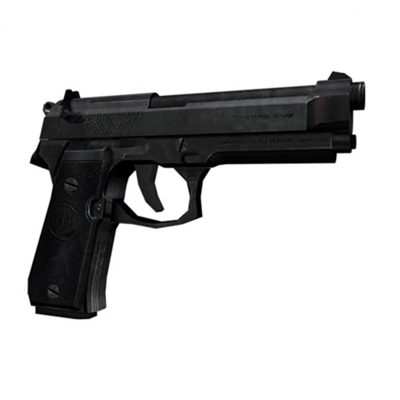 1 : огнестрельное оружие CS M92F 3D бумажная модель пистолета игрушка ручной