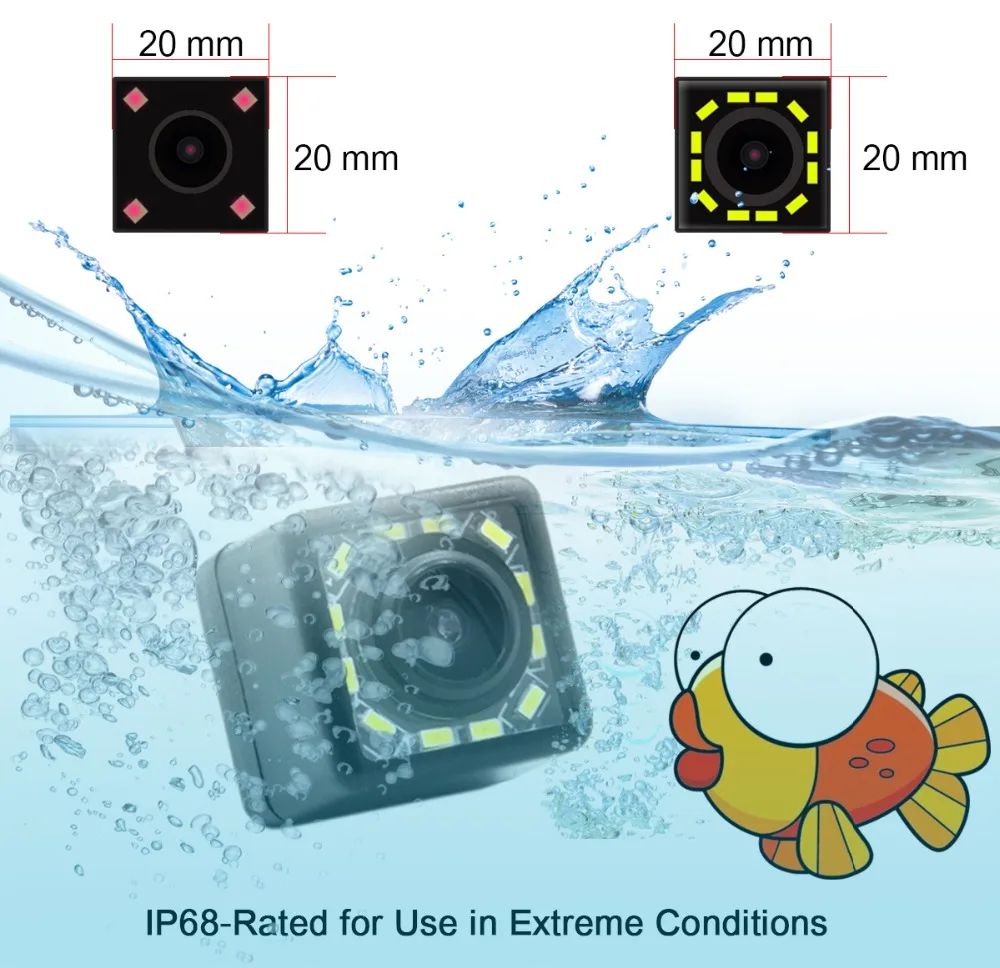 Новая 5-дюймовая Автомобильная камера заднего вида с ЖК-дисплеем HD система