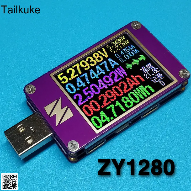 USB тестер напряжения быстрой зарядки QC4 + PD3.0 2.0PPS обнаружение YZXstudio|Запчасти для