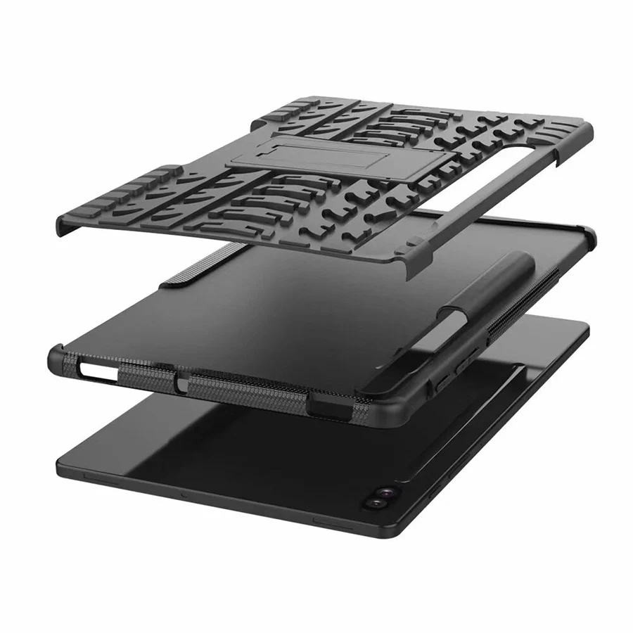 

PC+TPU Hybird Armor Case Kickstand Cover For Samsung Galaxy Tab S6 10.5" Tablet PC Model: SM-T860 SM-T865