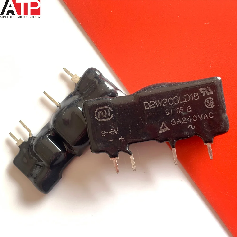 

1PCS D2W203LD18 new solid state relay 3V-6V 3A 240VAC genuine welcome to consult and order.