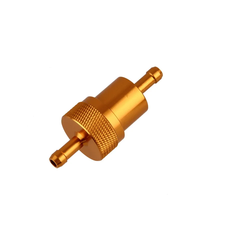 Posbay Золотой Алюминиевый Масляный газовый топливный фильтр для мотоцикла ATV Quad Go