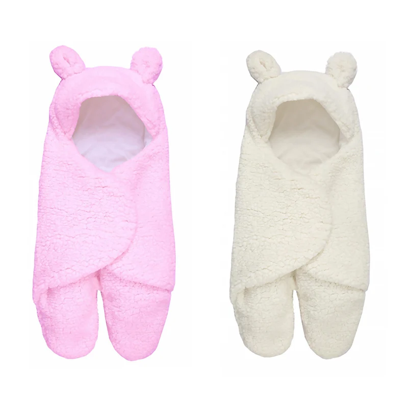 

Kids Windproof Stroller Wrap Soft Sleep Sack Winter Warm Baby Blanket Wrap Cashmere Swaddle Sleeping Bag Infant Toddler Bedding