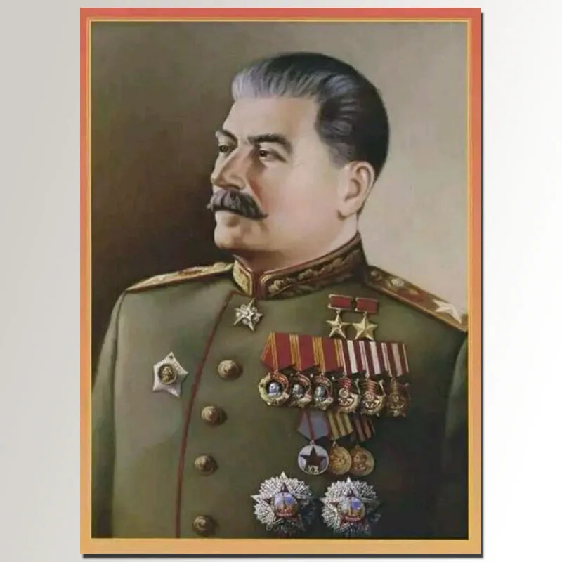 

Алмазная 5d картина Иосиф Сталин с полным заполнением, портрет «сделай сам», алмазная вышивка, украшение для дома, картина Стразы