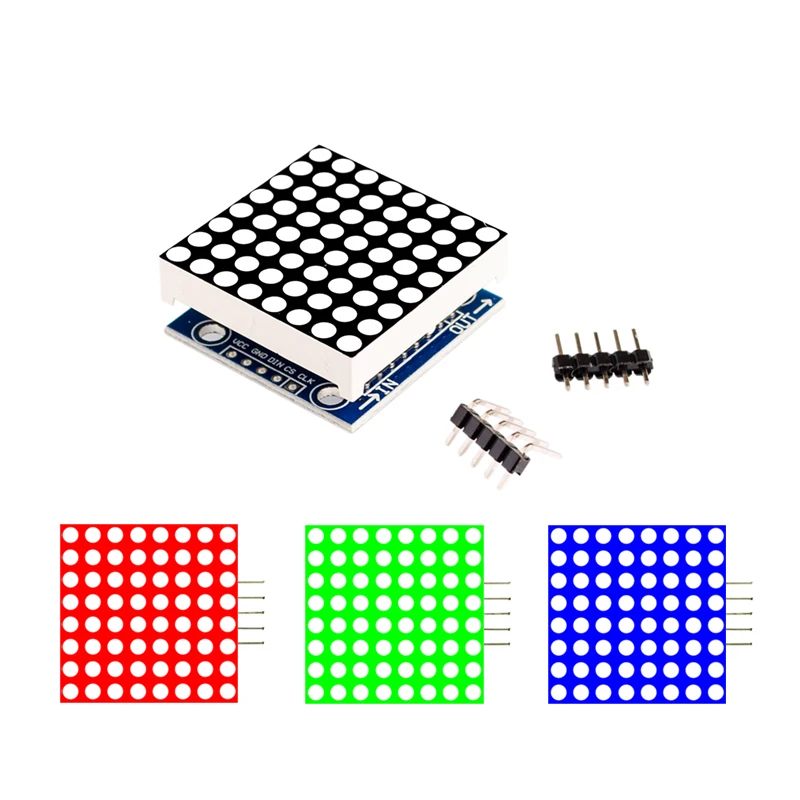 Модуль точечной матрицы MAX7219 микроконтрольный модуль Комплект сделай сам MCU