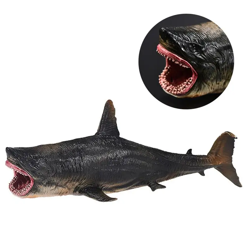 Искусственная Статуэтка Megalodon модель настольное украшение обучающая игрушка