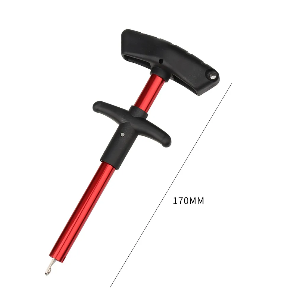 

Fishing Hook Remover 17cm T Shaped Stainless Steel Hook Disgorger Detacher Extractor Fishing Tackle Portable Fishing Tools