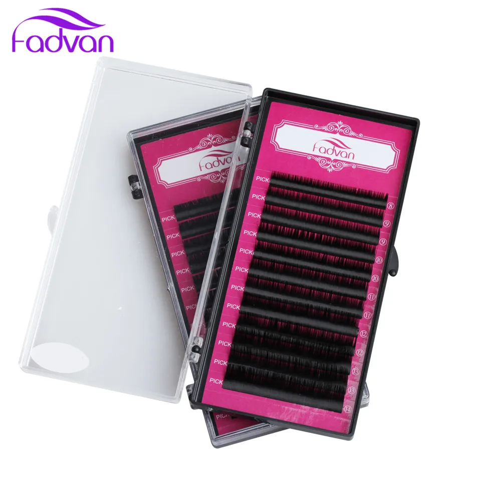 Накладные ресницы 1 чехол наращивание ресниц шелковое волокно Дешевые