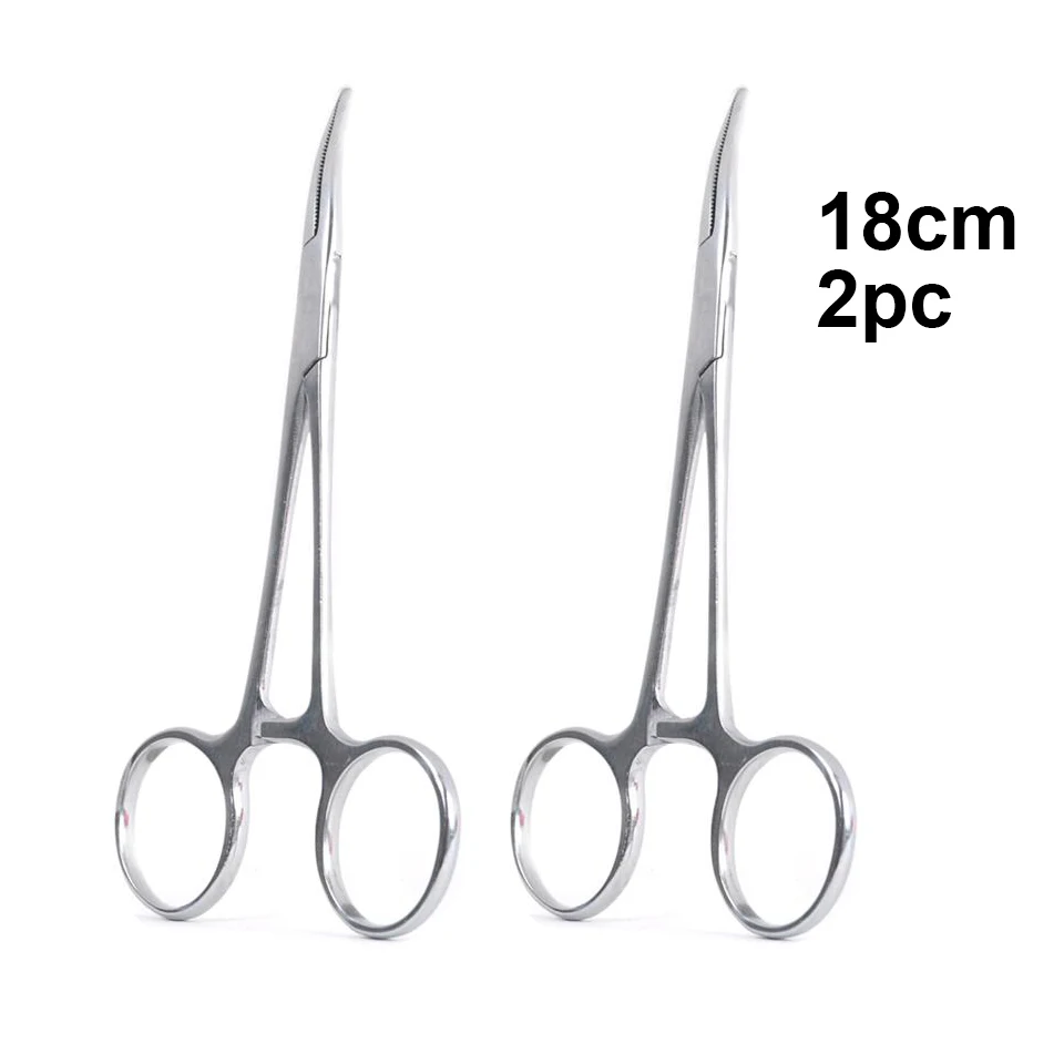 18cm 2pc Maximumcatch Изогнутые Hemostats Fly рыболовный инструмент рыболовные аксессуары 14/16/18 см рыболовные щипцы - Цвет: 18cm 2pc